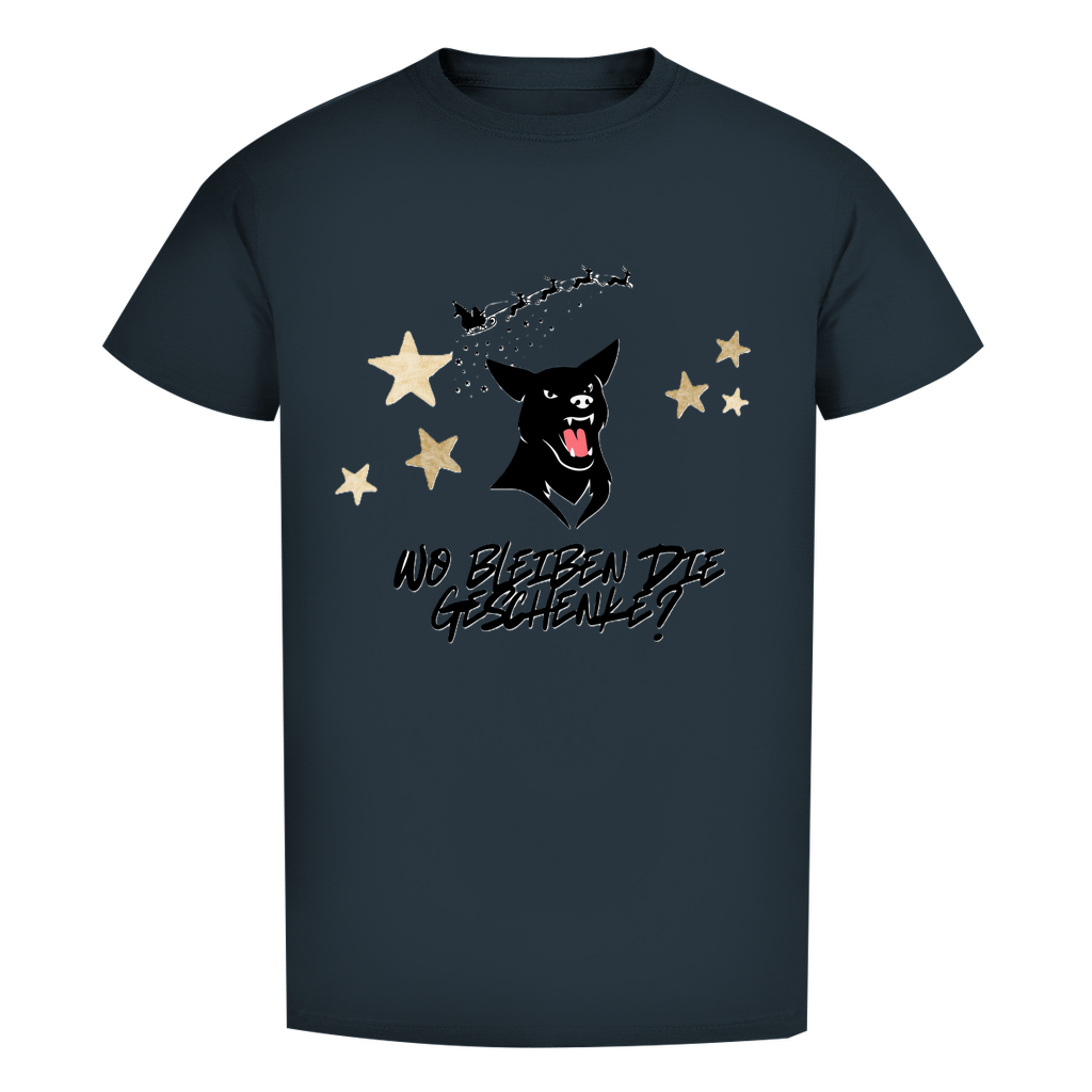 Herren Premium Bio T-Shirt Wo bleiben die Geschenke? Dog