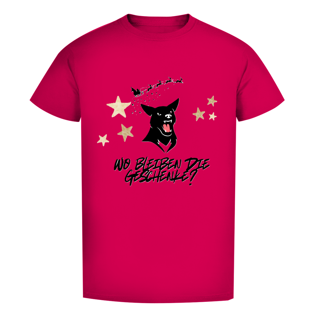 Herren Premium Bio T-Shirt Wo bleiben die Geschenke? Dog