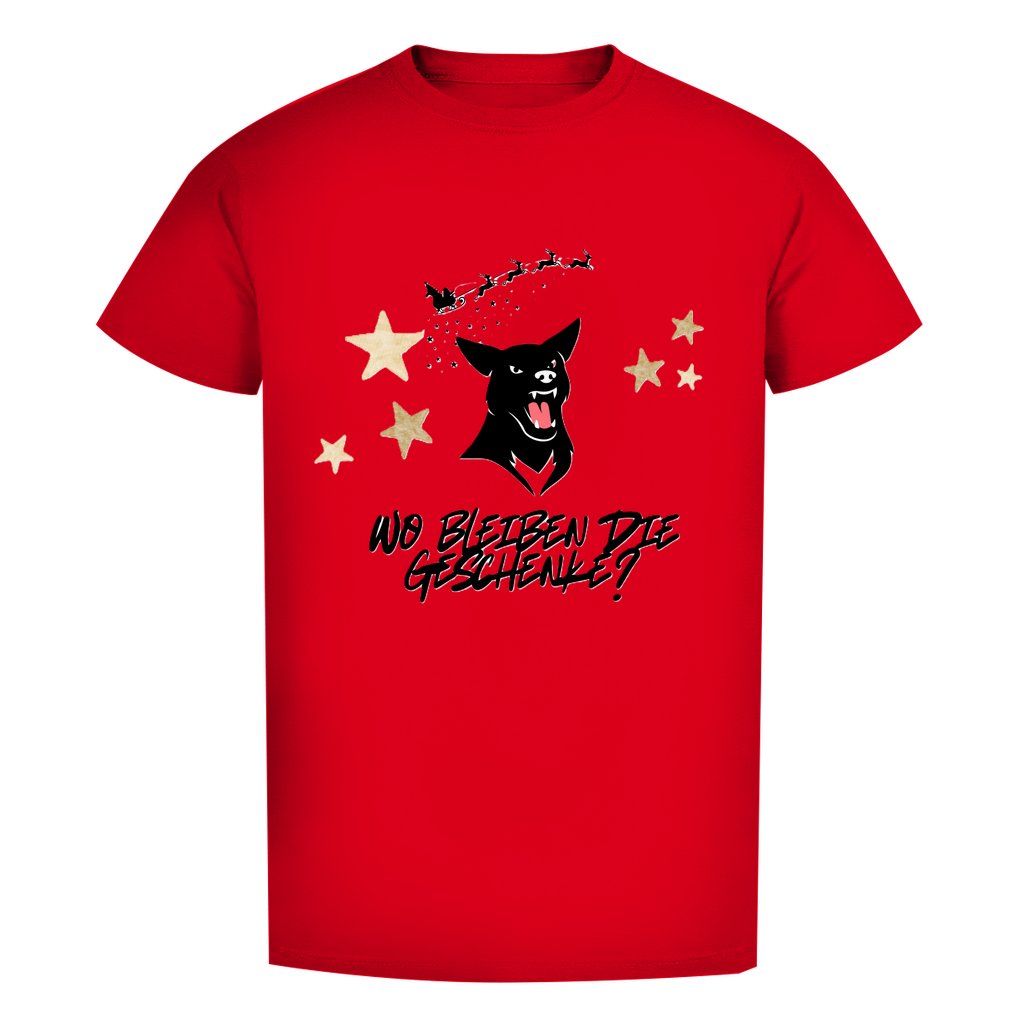 Herren Premium Bio T-Shirt Wo bleiben die Geschenke? Dog