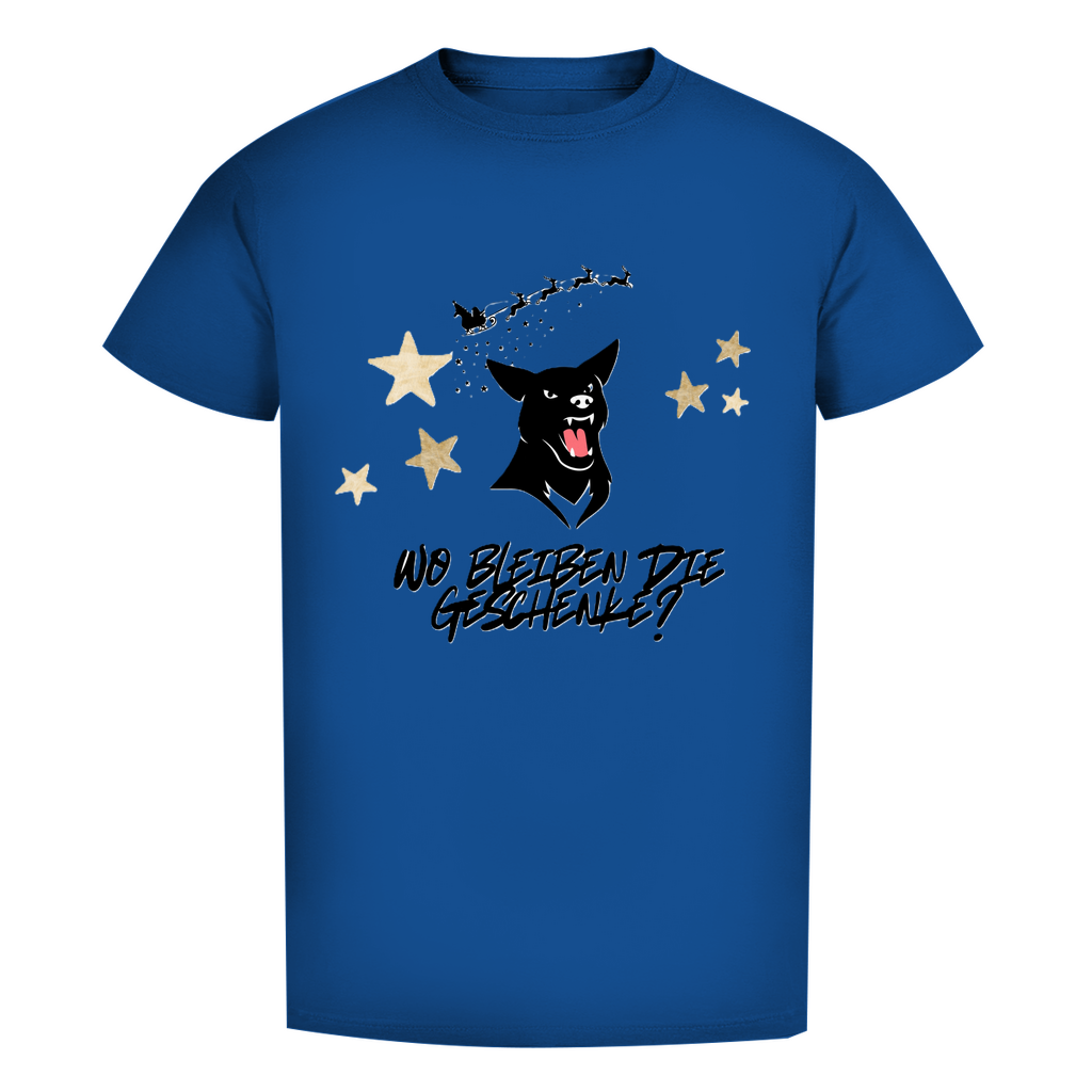 Herren Premium Bio T-Shirt Wo bleiben die Geschenke? Dog