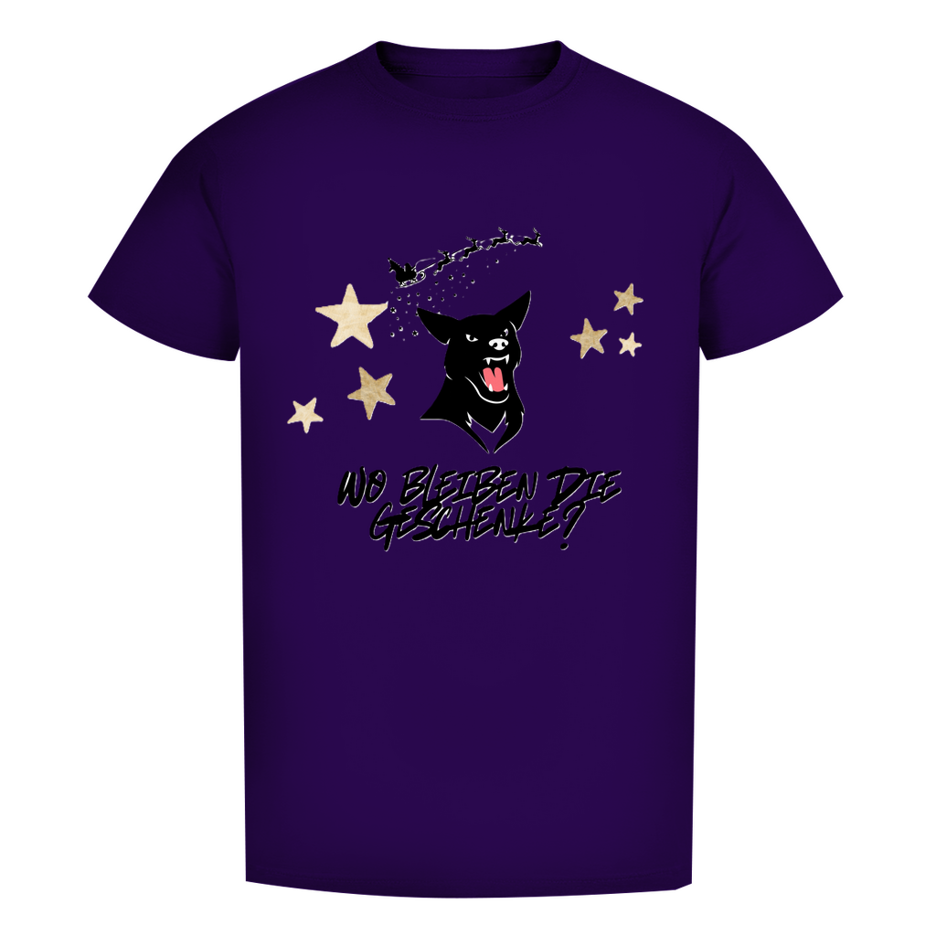 Herren Premium Bio T-Shirt Wo bleiben die Geschenke? Dog