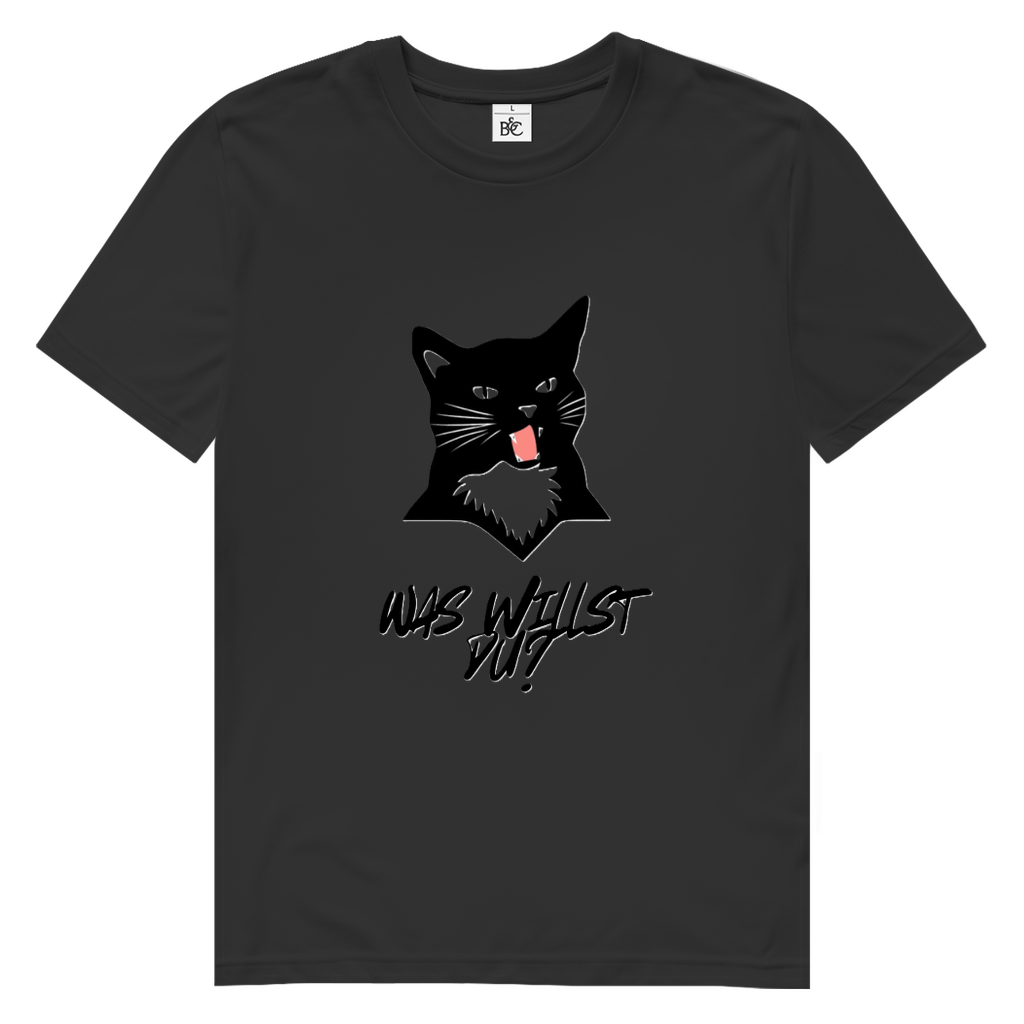 Herren Premium Bio T-Shirt WasWillstDuCat