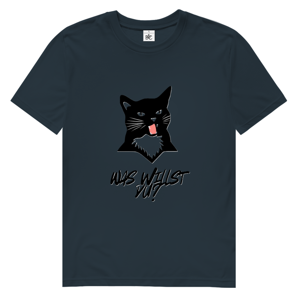 Herren Premium Bio T-Shirt WasWillstDuCat