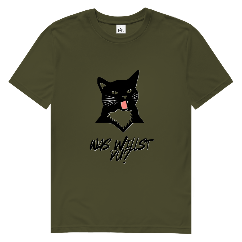 Herren Premium Bio T-Shirt WasWillstDuCat