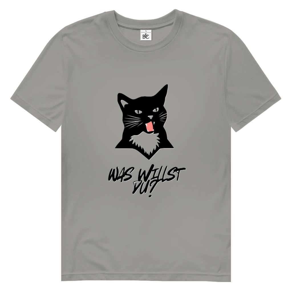 Herren Premium Bio T-Shirt WasWillstDuCat