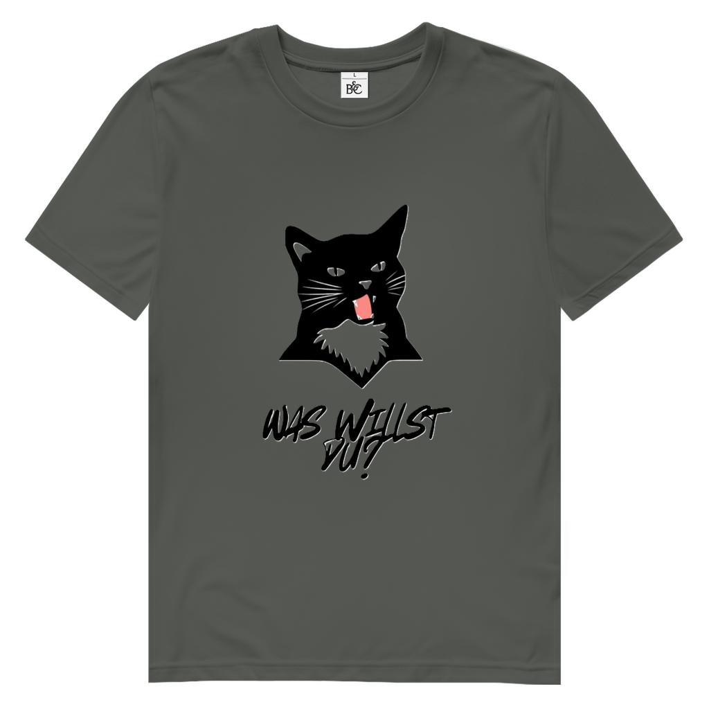 Herren Premium Bio T-Shirt WasWillstDuCat