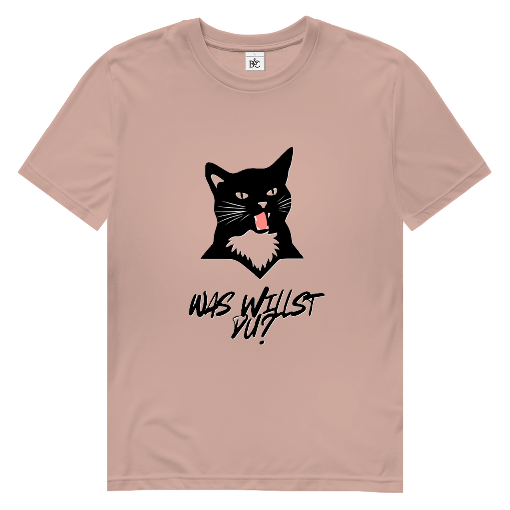 Herren Premium Bio T-Shirt WasWillstDuCat