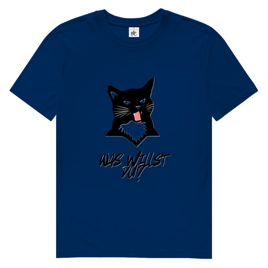 Herren Premium Bio T-Shirt WasWillstDuCat