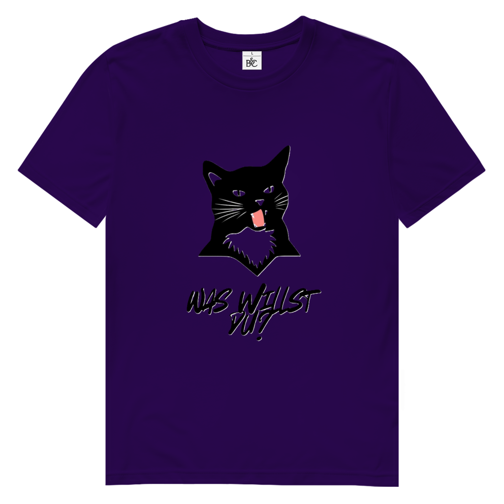 Herren Premium Bio T-Shirt WasWillstDuCat