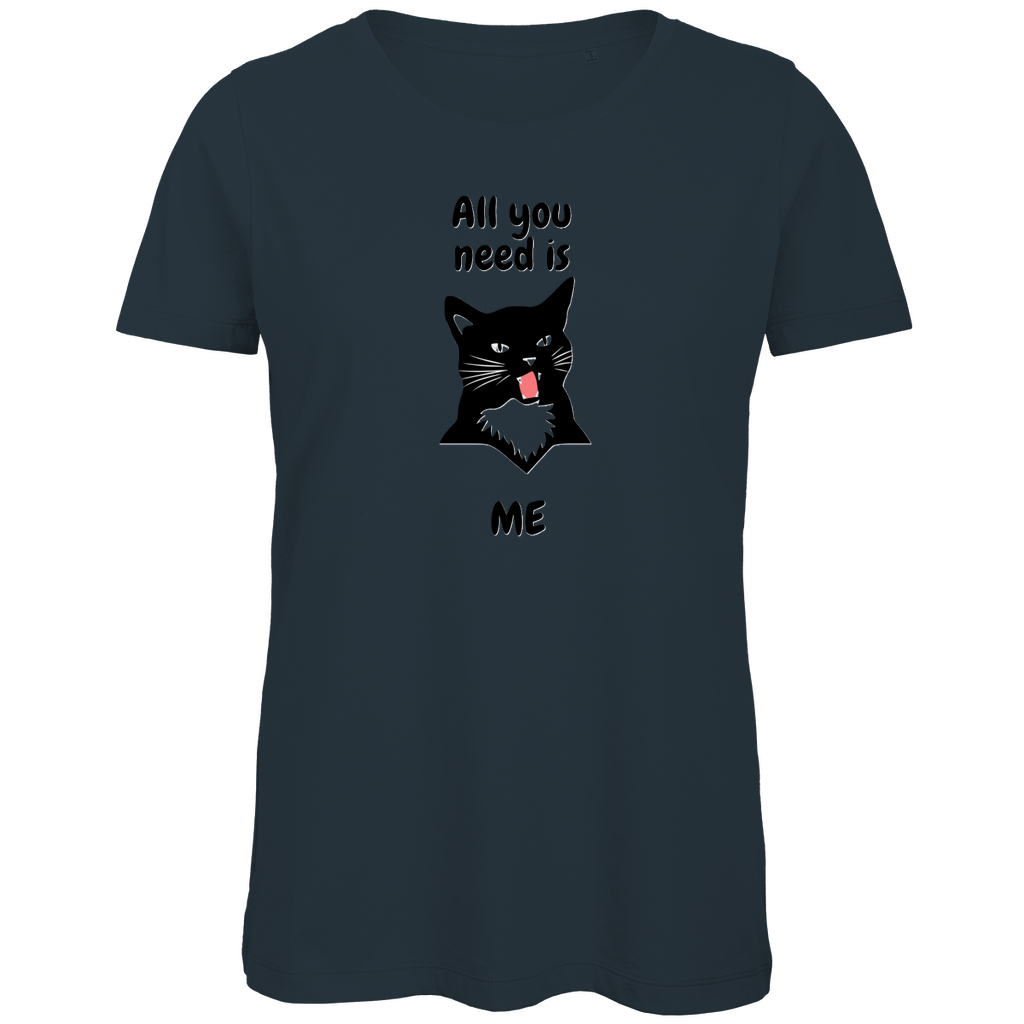 Damen Premium Bio T-Shirt AllYouNeedCat