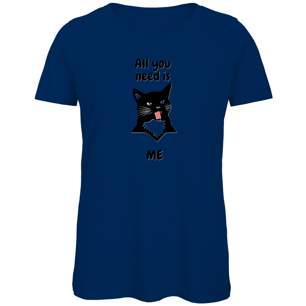 Damen Premium Bio T-Shirt AllYouNeedCat