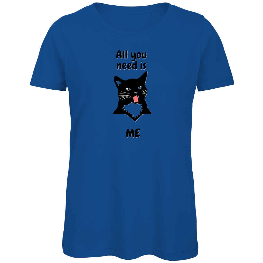 Damen Premium Bio T-Shirt AllYouNeedCat