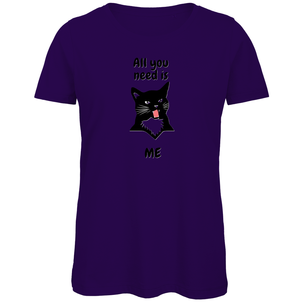 Damen Premium Bio T-Shirt AllYouNeedCat