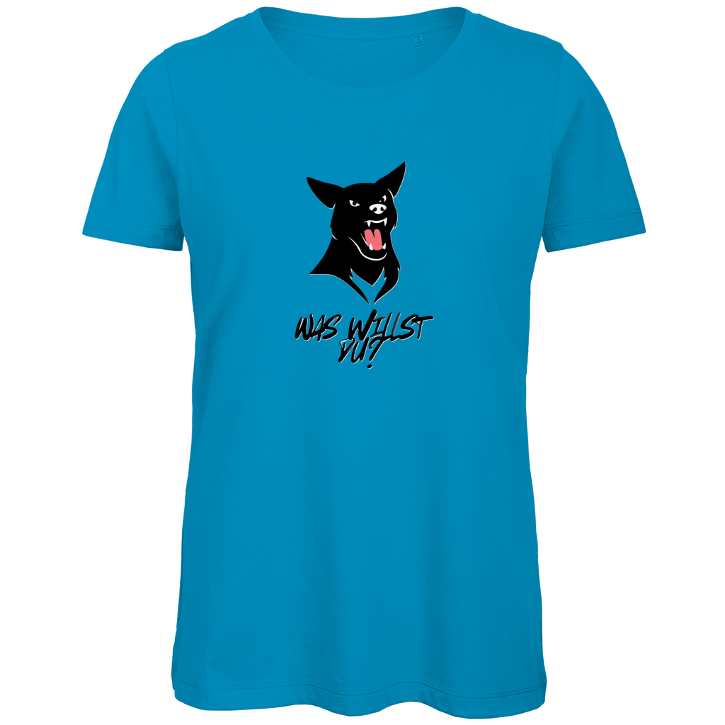Damen Premium Bio T-Shirt WasWillstDuDog