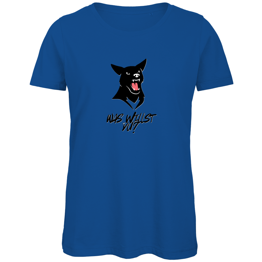 Damen Premium Bio T-Shirt WasWillstDuDog