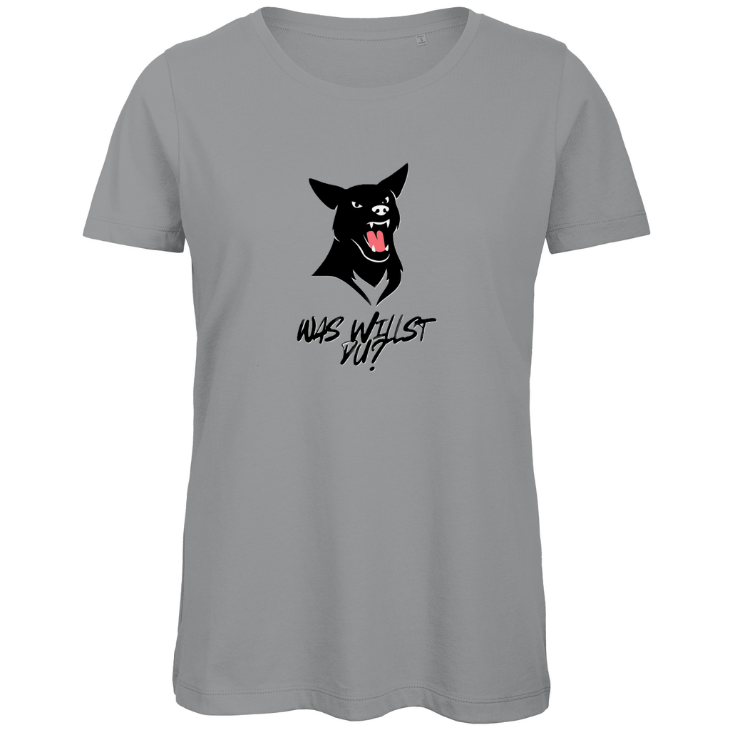 Damen Premium Bio T-Shirt WasWillstDuDog