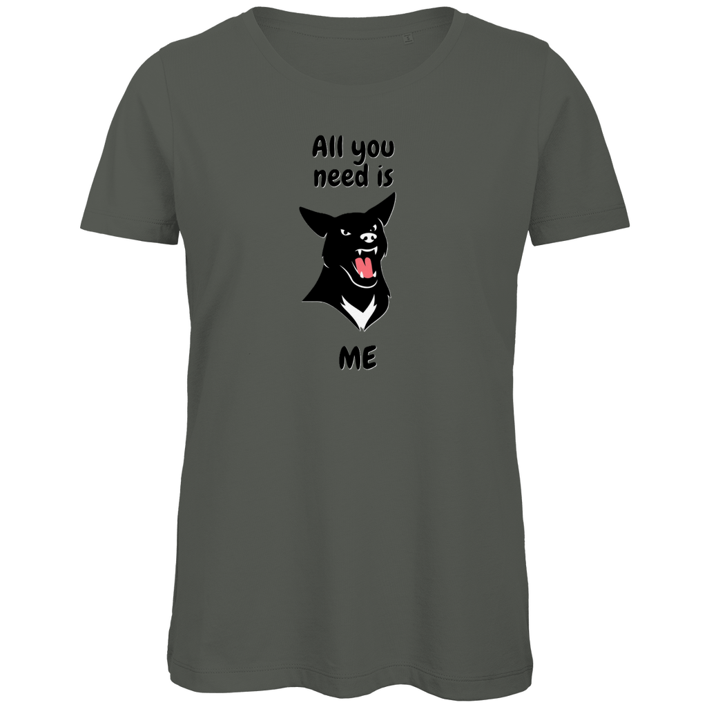 Damen Premium Bio T-Shirt AllYouNeedDog