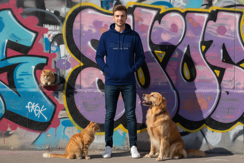 Herren Premium Bio Hoodie Endless Love 2