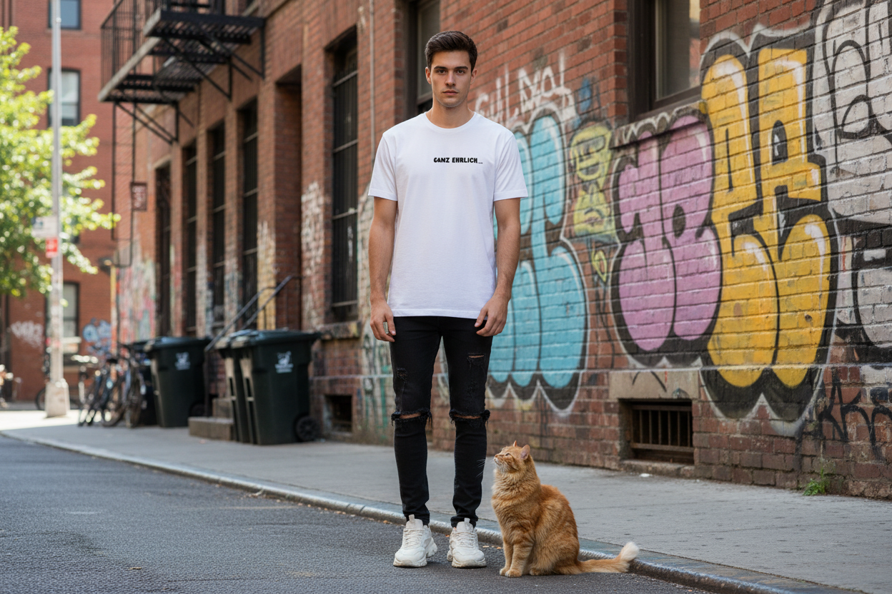 Herren Premium Bio T-Shirt Ganz Ehrlich 2