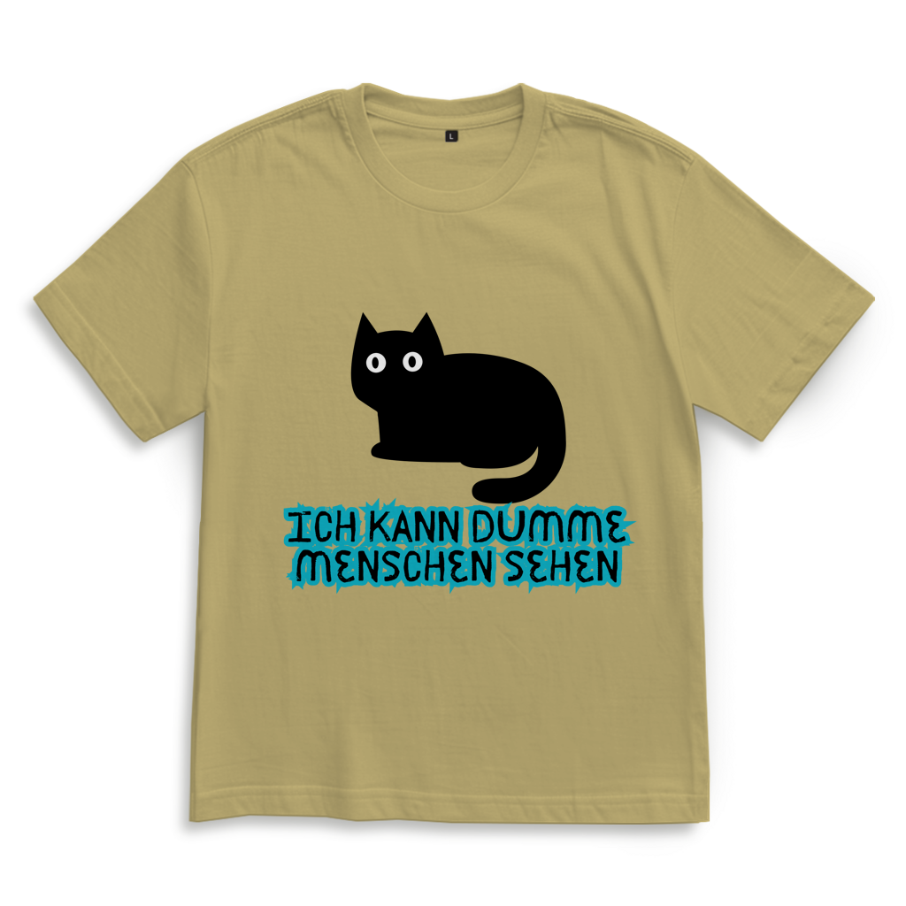 Oversize T-Shirt Dumme Menschen