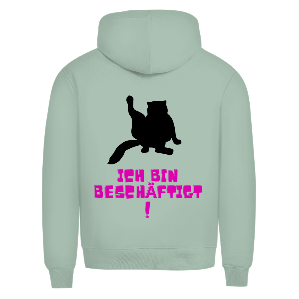 Herren Premium Bio Hoodie Bin beschäftigt