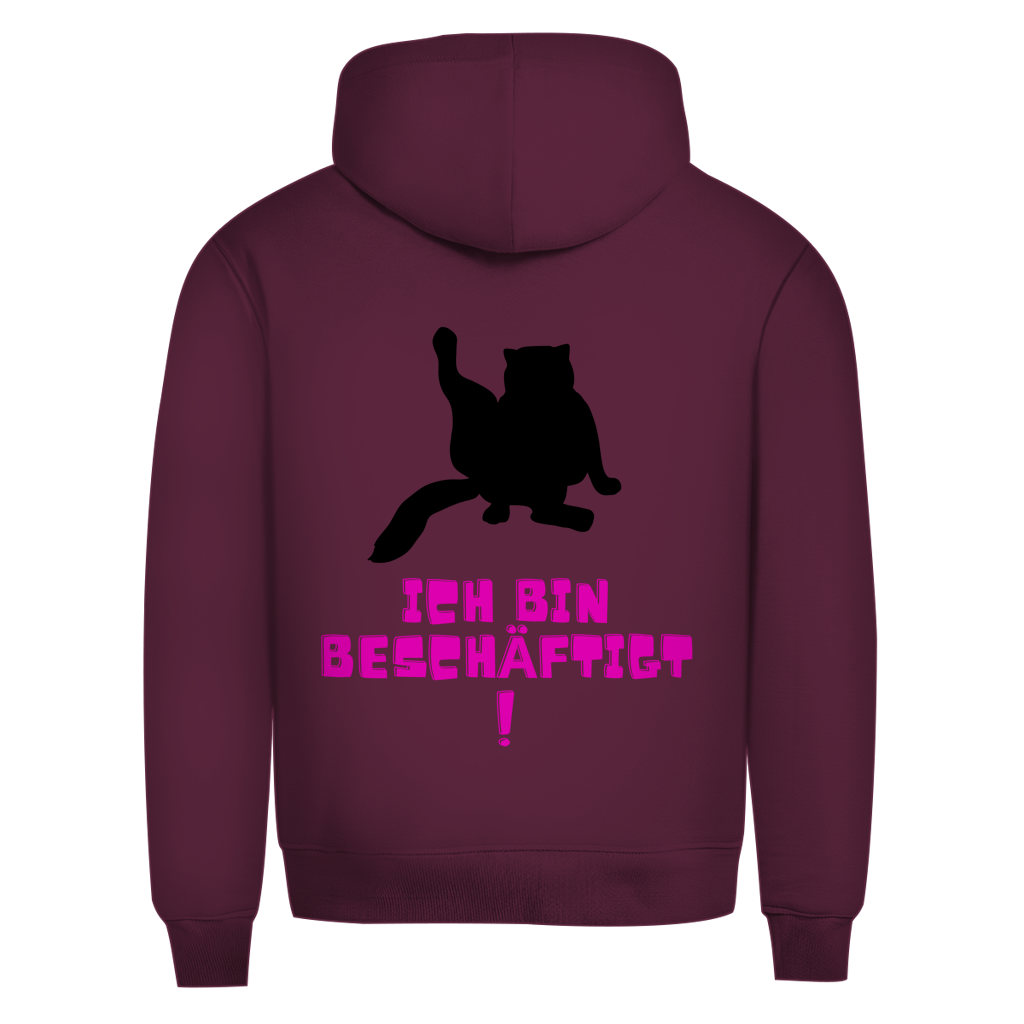 Herren Premium Bio Hoodie Bin beschäftigt