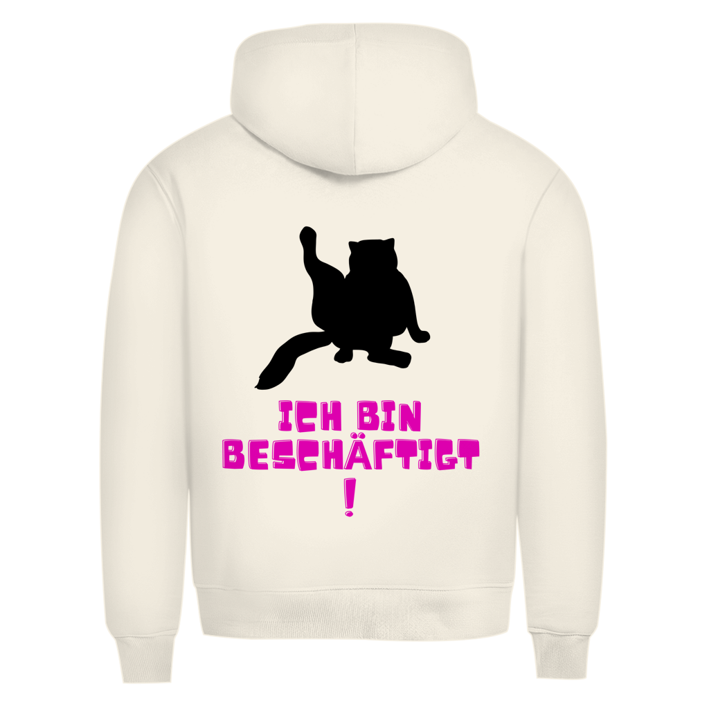 Herren Premium Bio Hoodie Bin beschäftigt