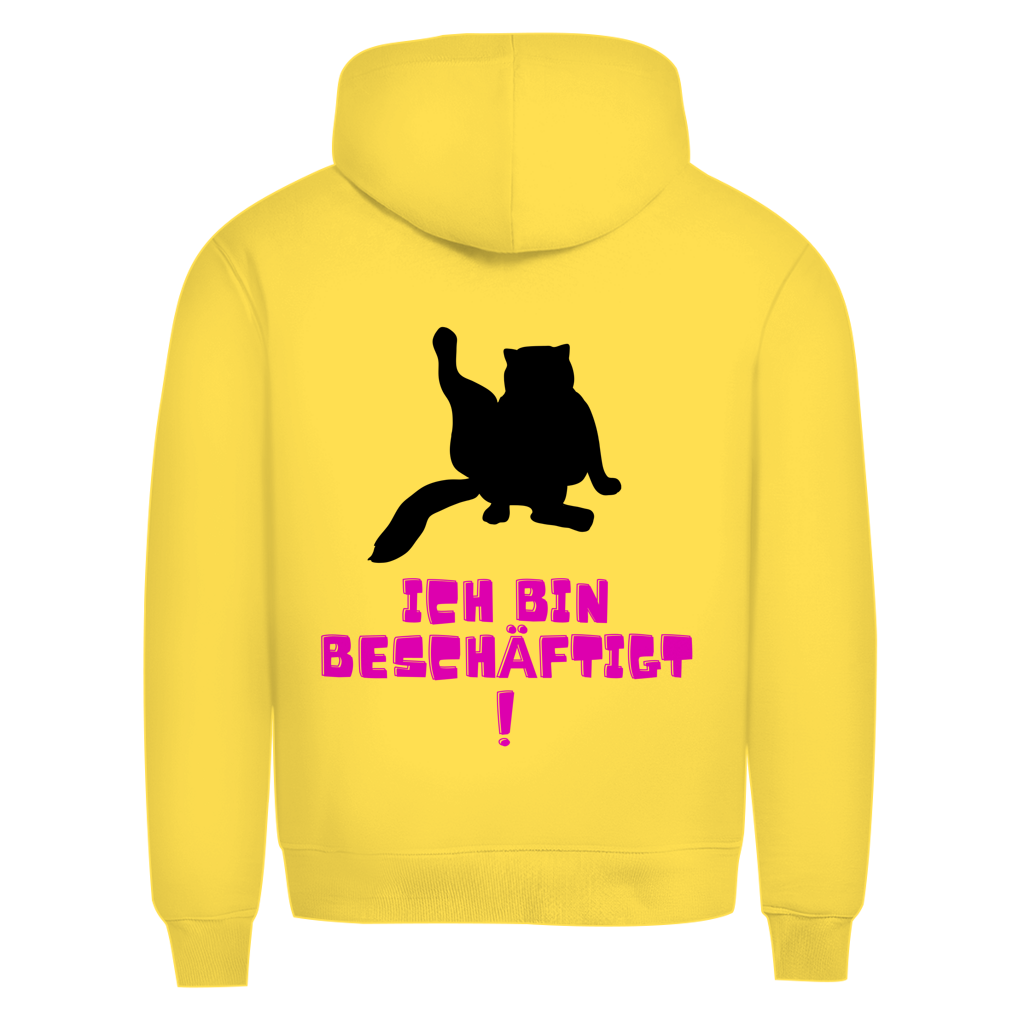 Herren Premium Bio Hoodie Bin beschäftigt