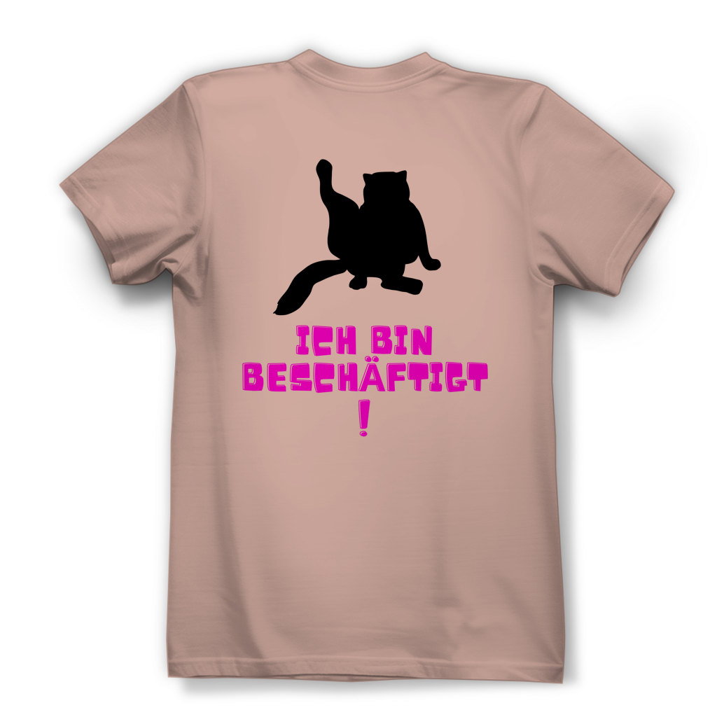 Damen Premium Bio T-Shirt Bin beschäftigt