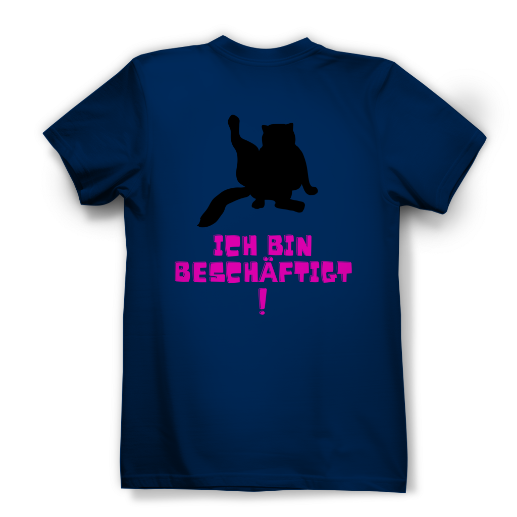 Damen Premium Bio T-Shirt Bin beschäftigt