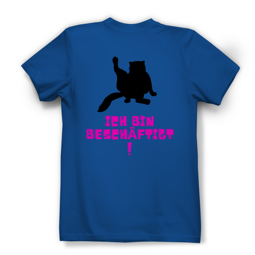 Damen Premium Bio T-Shirt Bin beschäftigt