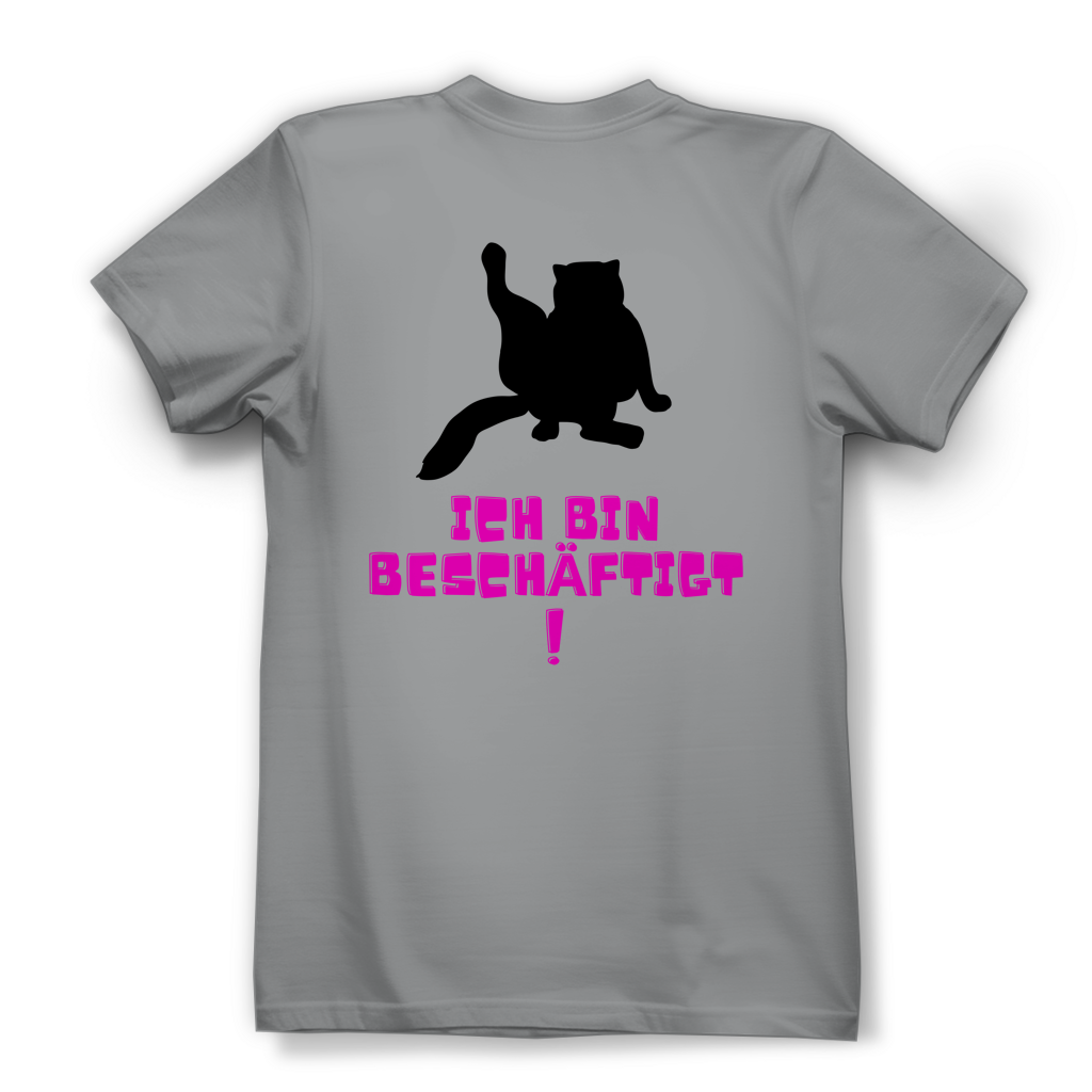 Damen Premium Bio T-Shirt Bin beschäftigt