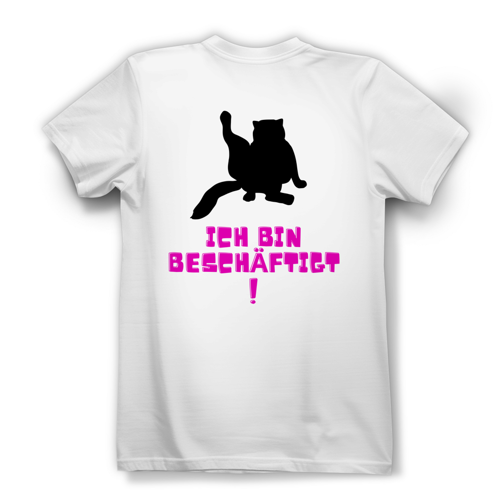 Damen Premium Bio T-Shirt Bin beschäftigt