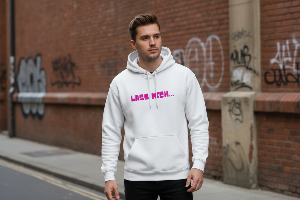 Unisex Oversize Hoodie Bin beschäftigt