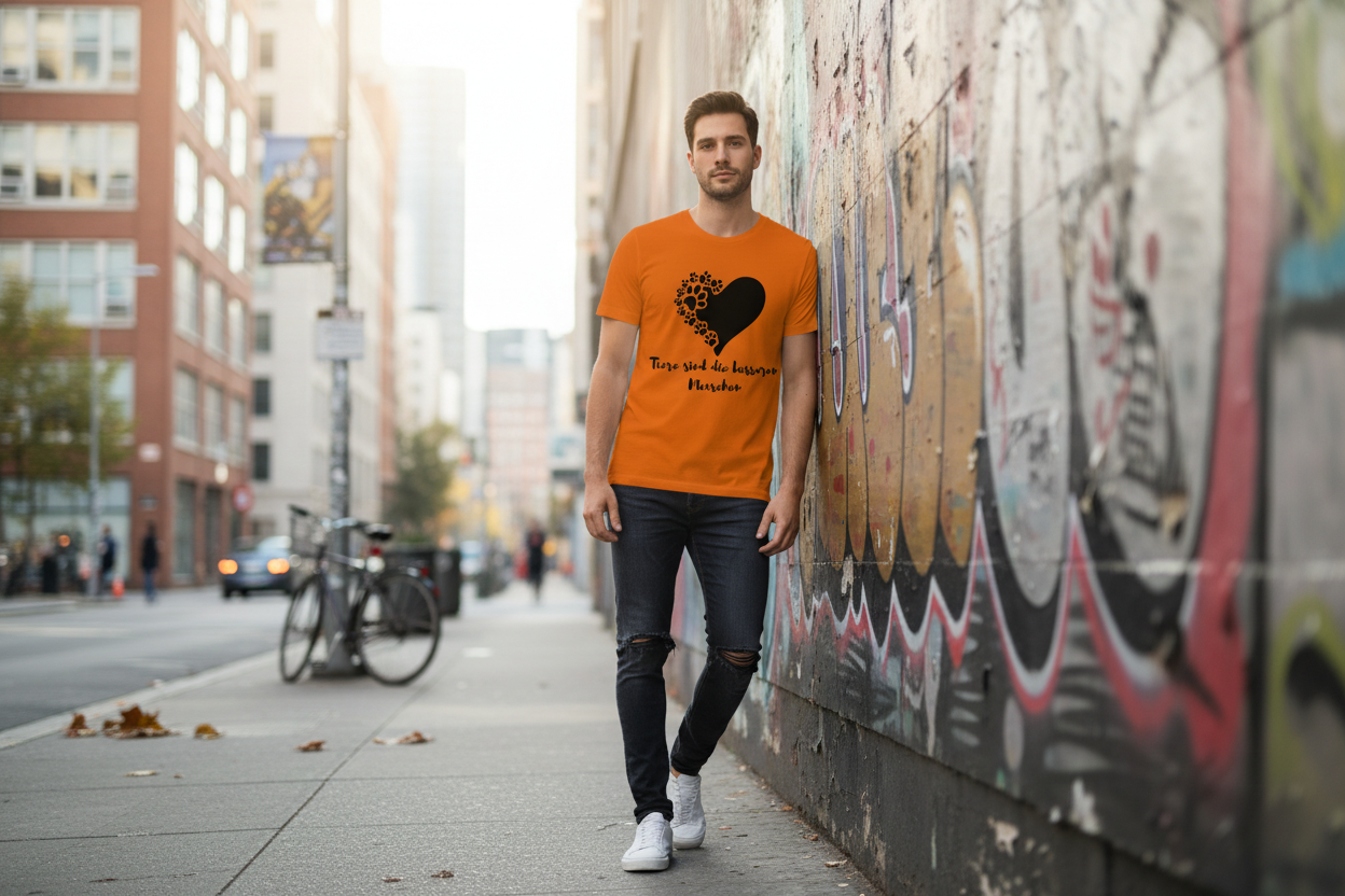 Herren Premium Bio T-Shirt Bessere Menschen