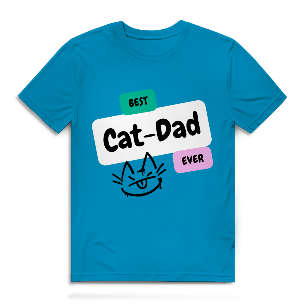 Herren Premium Bio T-Shirt "Best Cat-Dad"