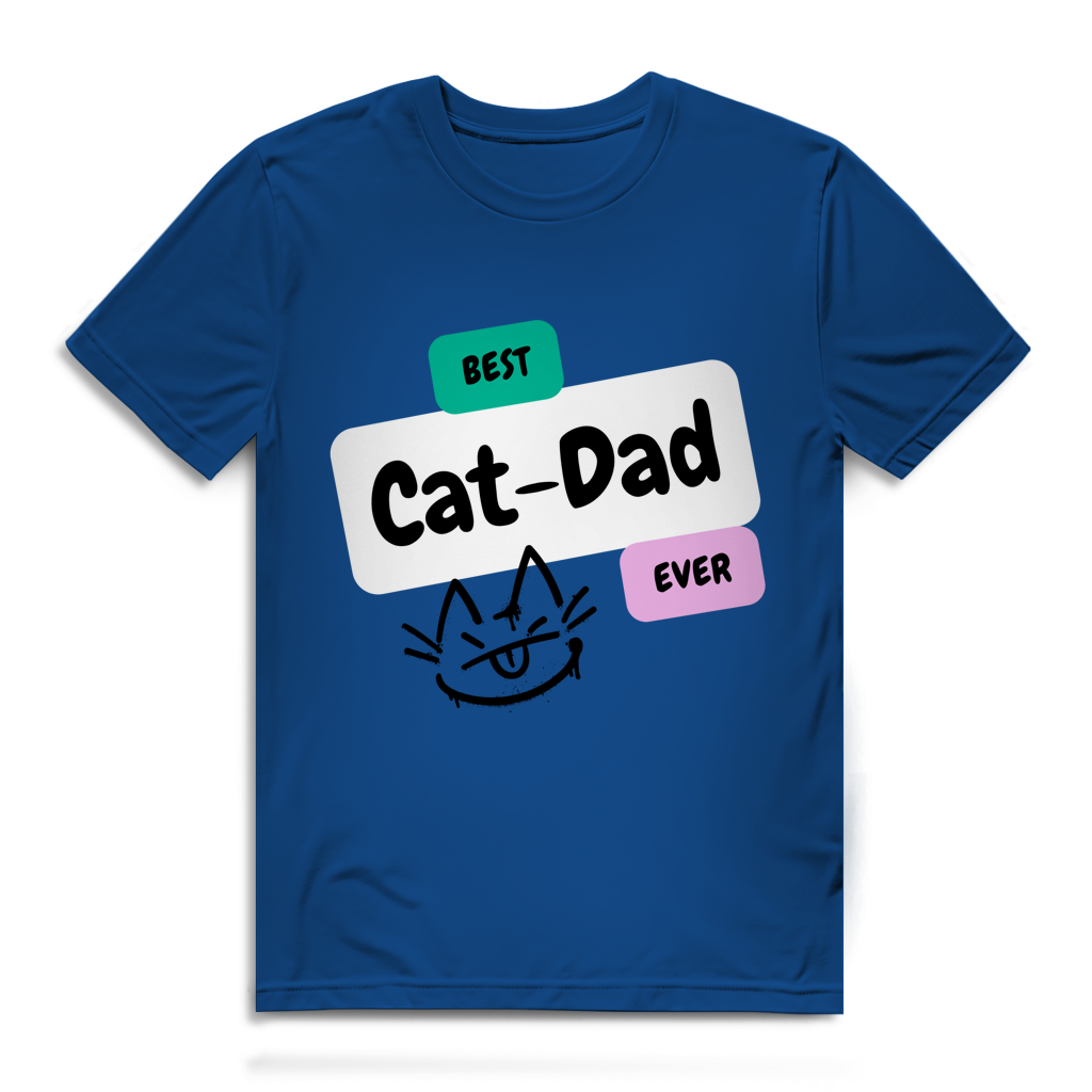 Herren Premium Bio T-Shirt "Best Cat-Dad"