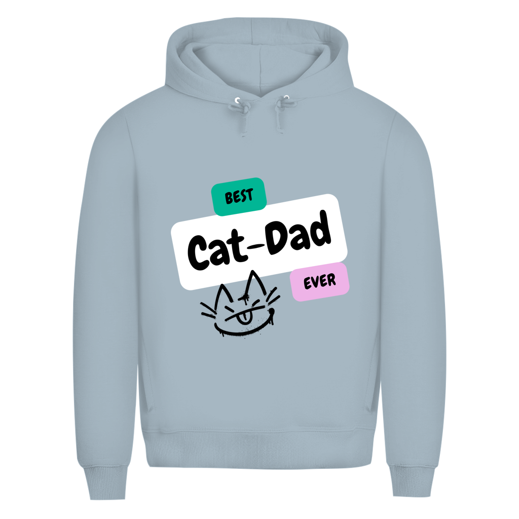 Herren Premium Bio Hoodie "Best Cat-Dad"