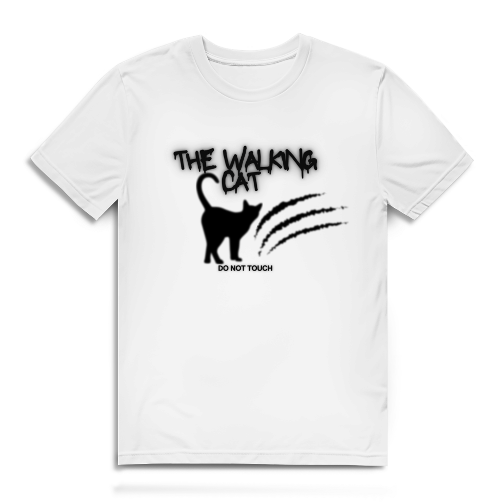 Herren Premium Bio T-Shirt "Walking Cat"