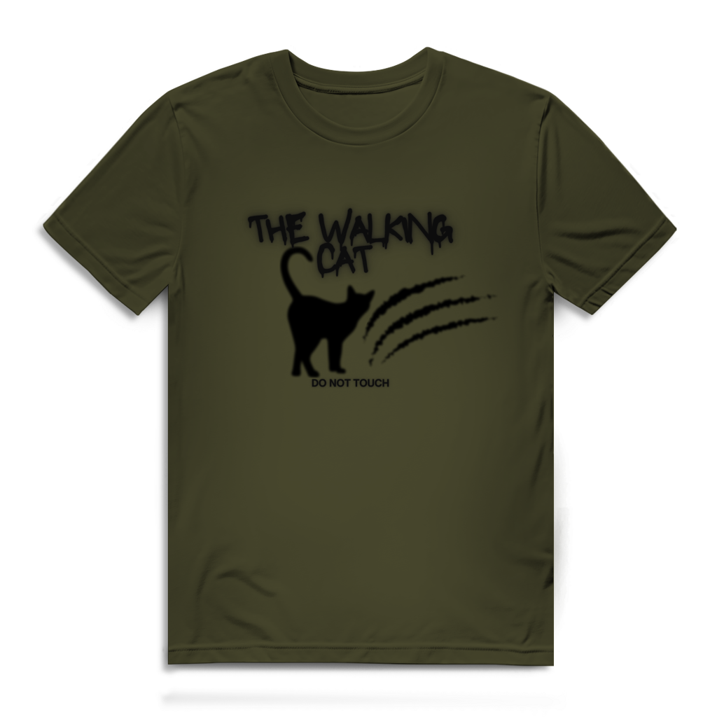 Herren Premium Bio T-Shirt "Walking Cat"