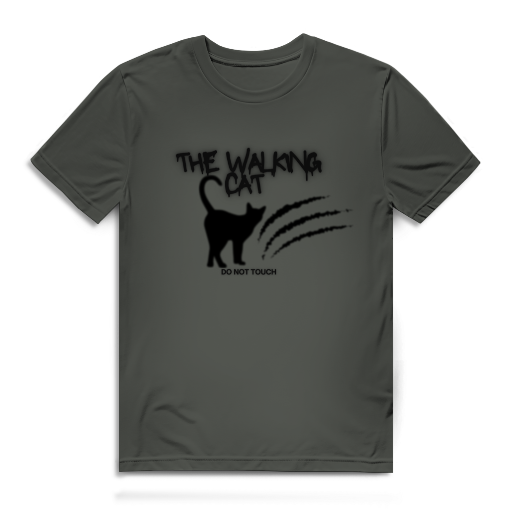 Herren Premium Bio T-Shirt "Walking Cat"