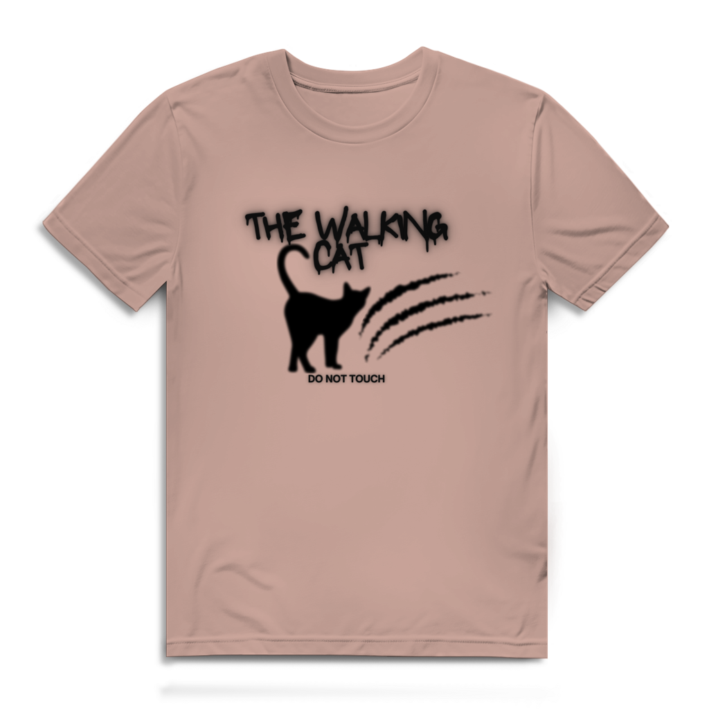 Herren Premium Bio T-Shirt "Walking Cat"