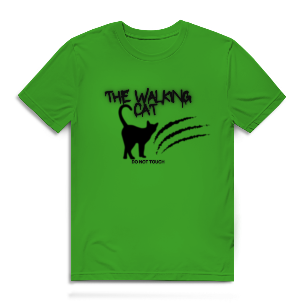 Herren Premium Bio T-Shirt "Walking Cat"