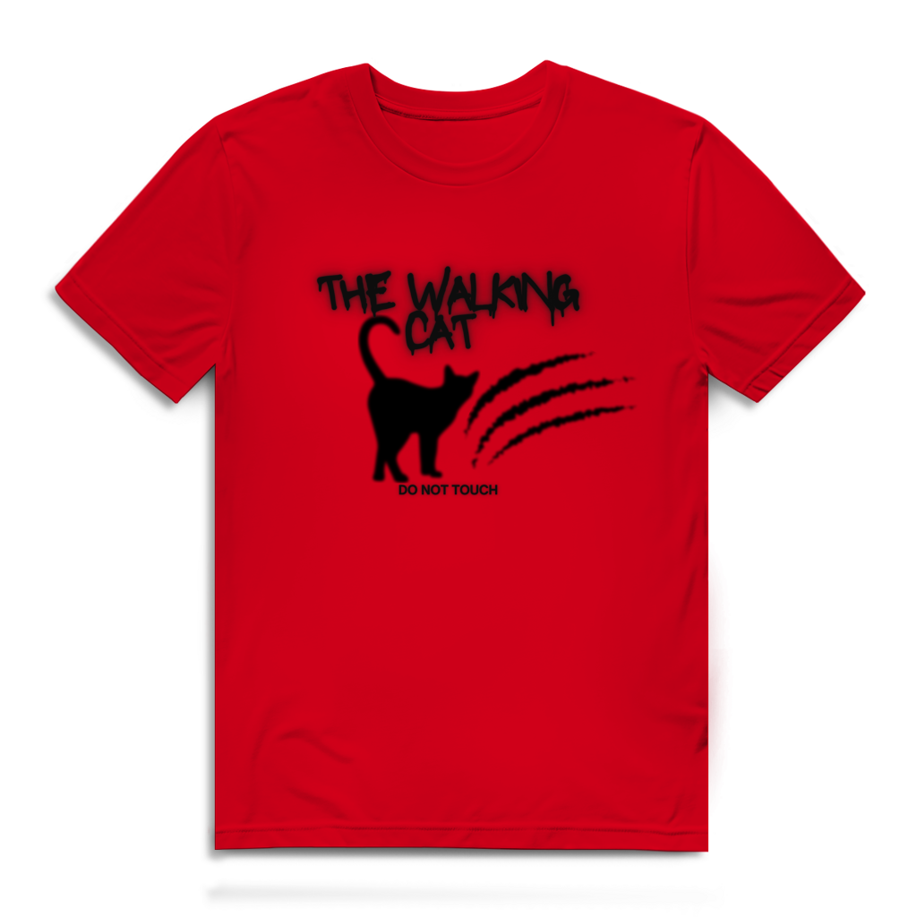 Herren Premium Bio T-Shirt "Walking Cat"