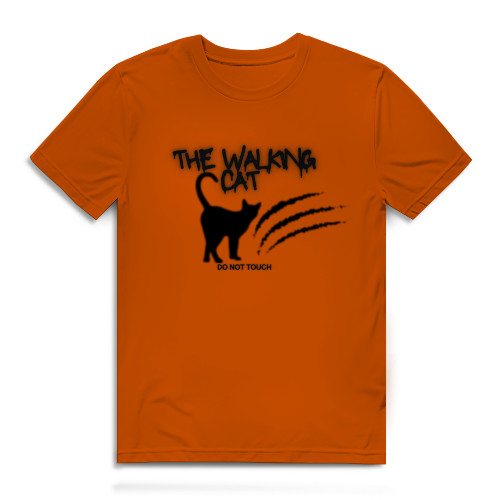 Herren Premium Bio T-Shirt "Walking Cat"