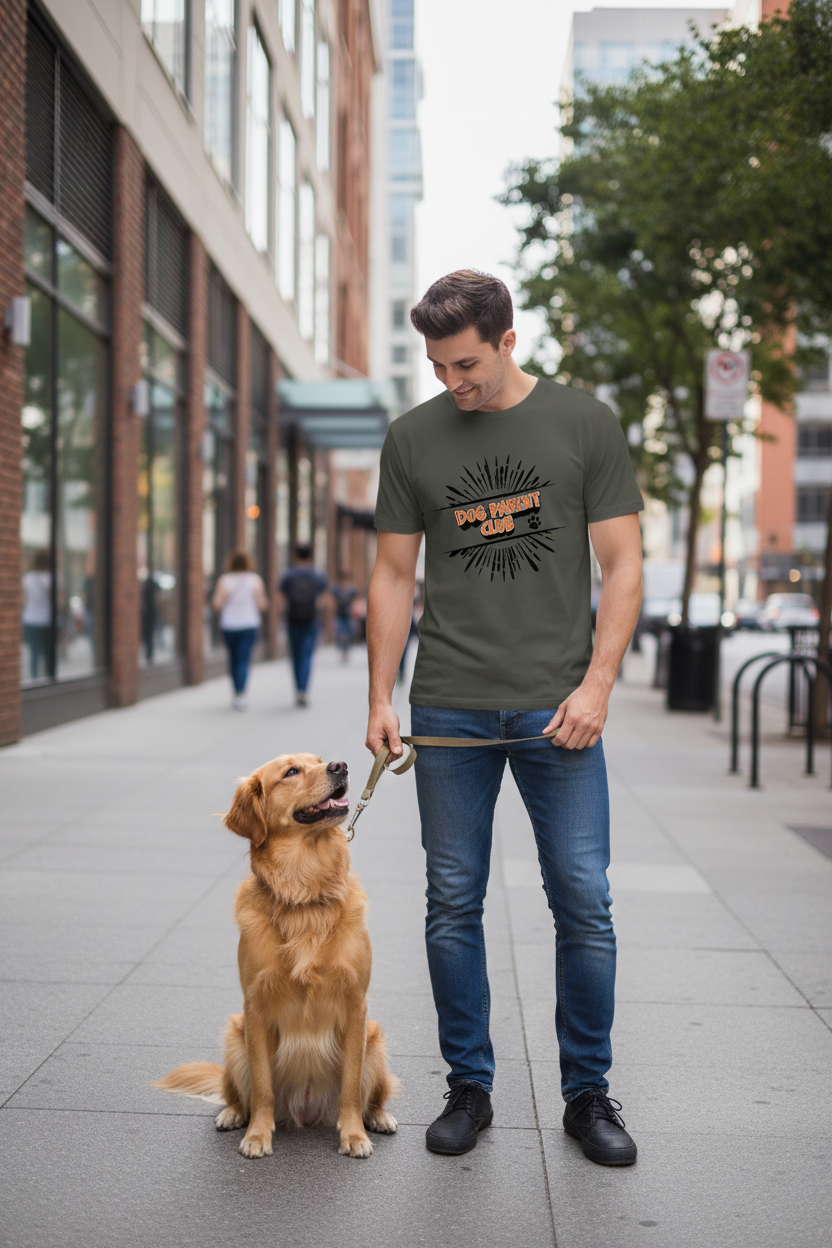 Herren Premium Bio T-Shirt Dog Parent Club
