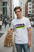 Herren Premium Bio T-Shirt Katzen Personal