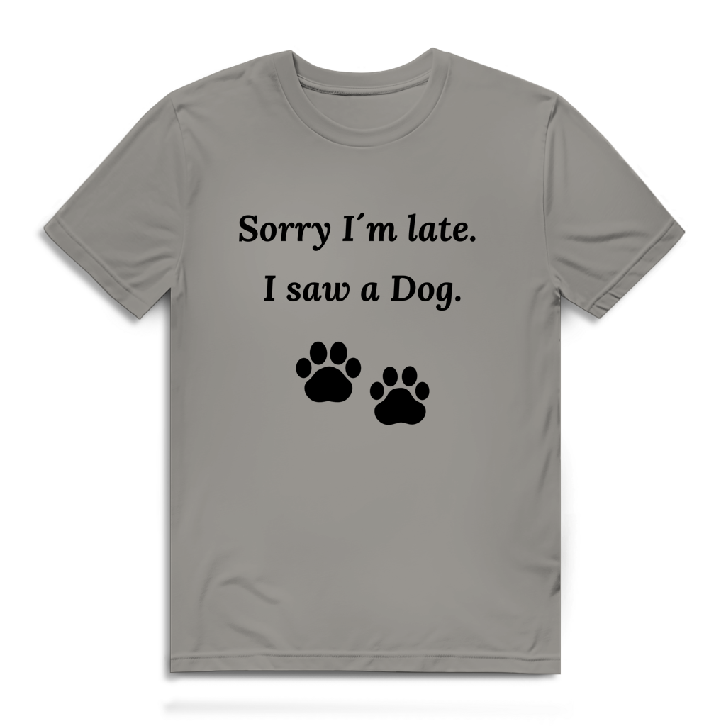 Herren Premium Bio T-Shirt Sorry I´m late