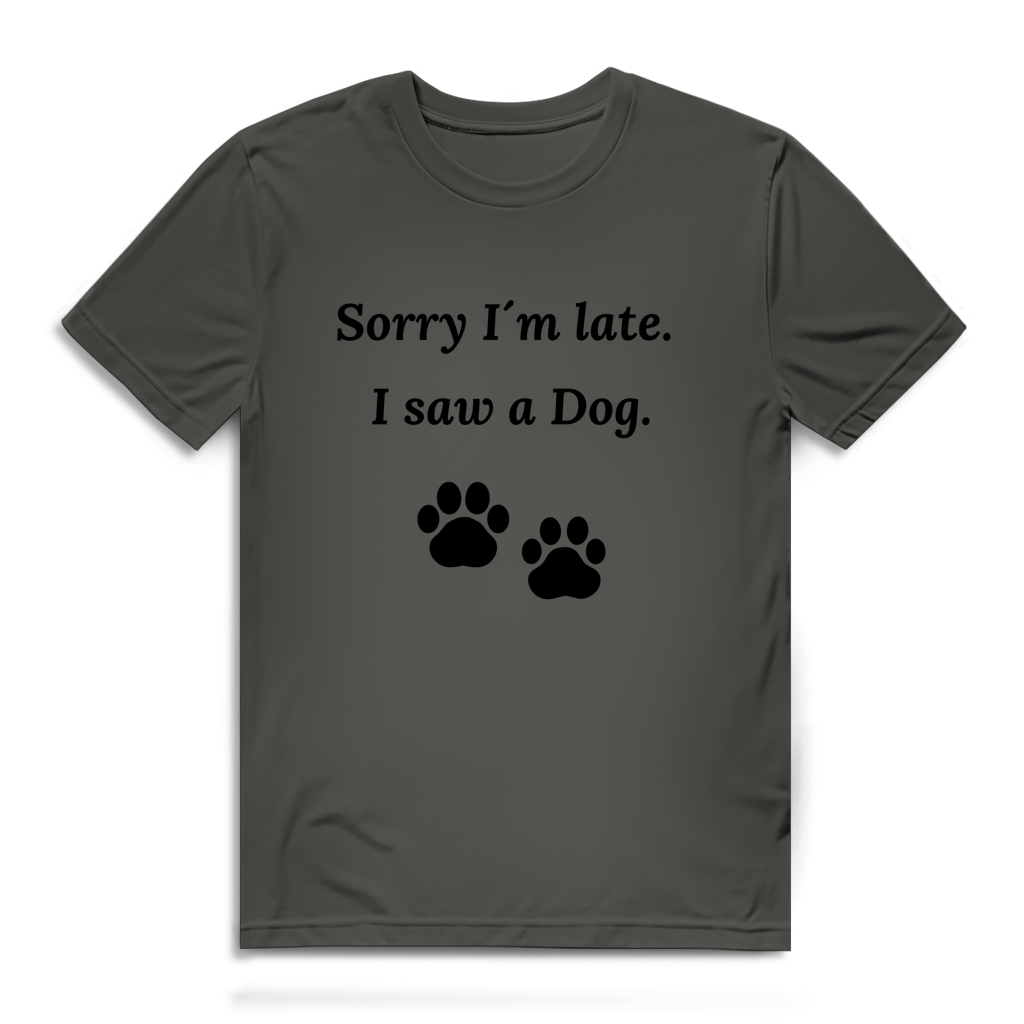 Herren Premium Bio T-Shirt Sorry I´m late