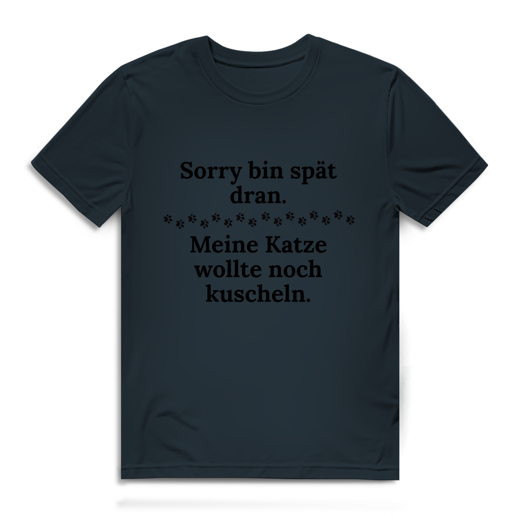 Herren Premium Bio T-Shirt Spät dran